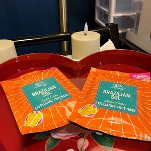 Brazilian Sol Exfoliating Foot Mask - Orange